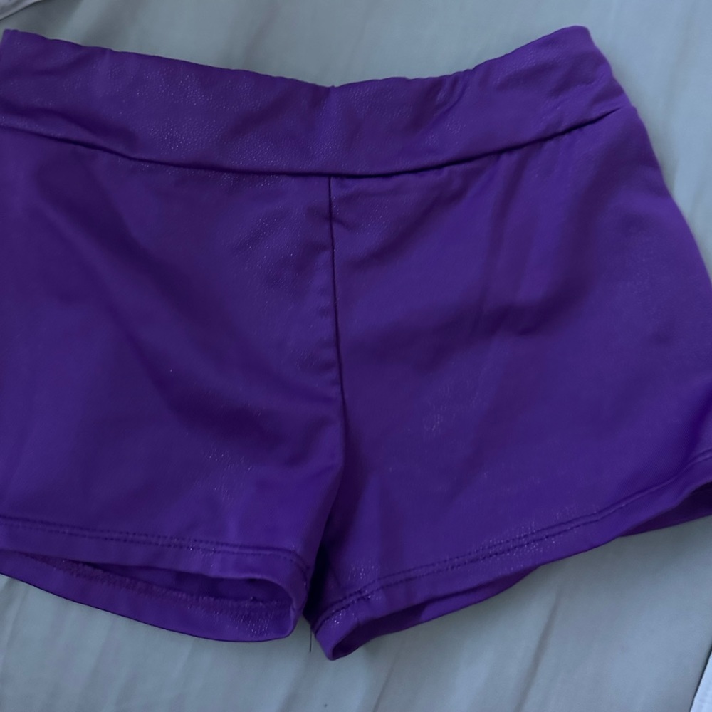 purple shorts